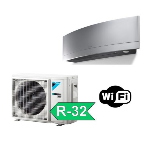 Daikin FTXJ20AS/RXJ20A Emura Oldalfali split klíma ezüst