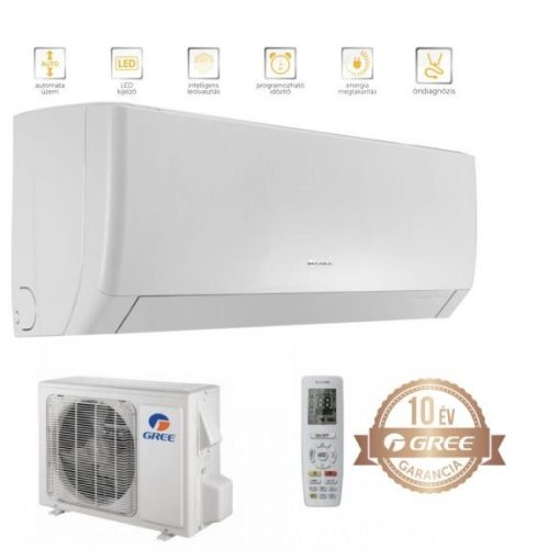 Gree GWH18AGD-K6DNA1D Pulse 4,6 kW-os Wifi-s klíma szett, A++